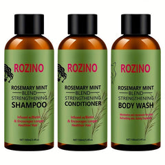 Rosemary Mint Hair Care Set for Cleansing, Balancing, and Moisturizing