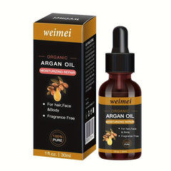 30ml Organic Argan Hair Essential - Repairs Dryness, Split Ends, Moisturizes