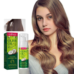 Olive Hair Styling Mousse for Curls & Smooth Hair