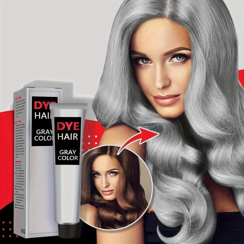 Y2K Halloween Granny Grey Temporary Hair Dye Cream