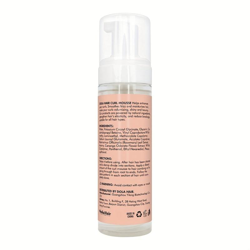Coconut Hibiscus Curl Mousse with Shea Butter Frizz Control Hair Styling Mousse