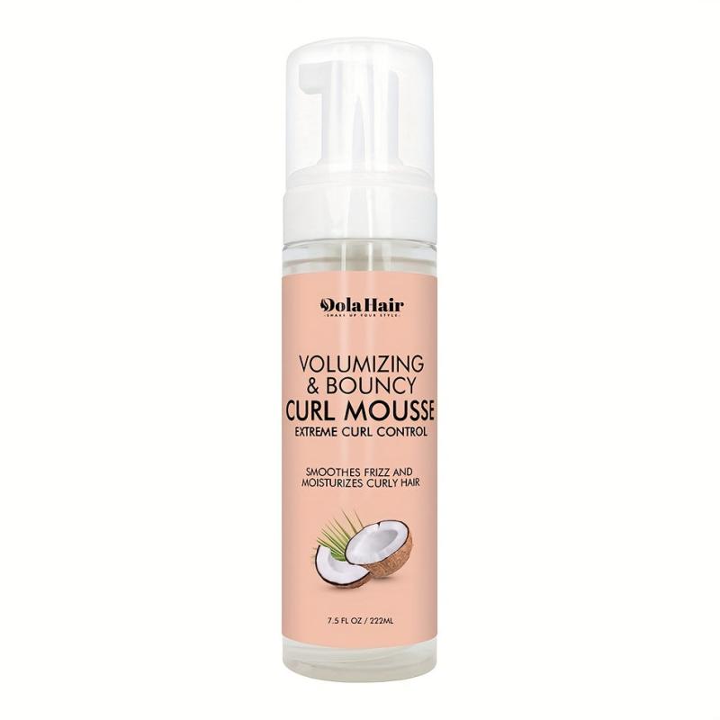 Coconut Hibiscus Curl Mousse with Shea Butter Frizz Control Hair Styling Mousse