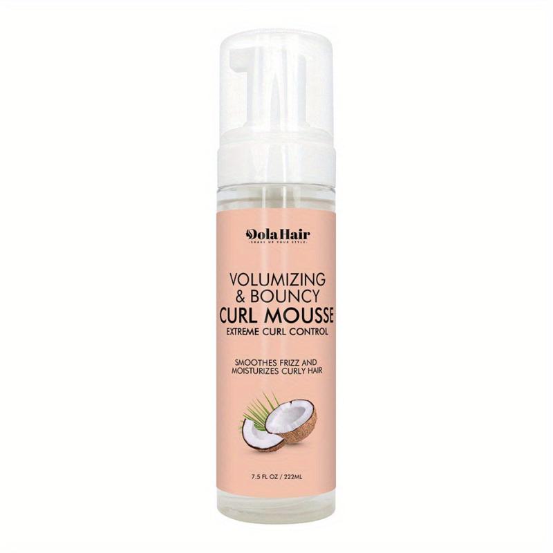 Coconut Hibiscus Curl Mousse with Shea Butter Frizz Control Hair Styling Mousse
