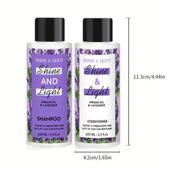 Argan & Lavender Extract Shampoo & Conditioner Set, 3 Oz, 2 Count