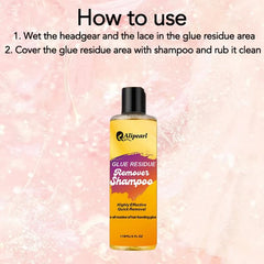 Glue Residue Remover Shampoo Quick Removal All Residual Hair Adhesive
