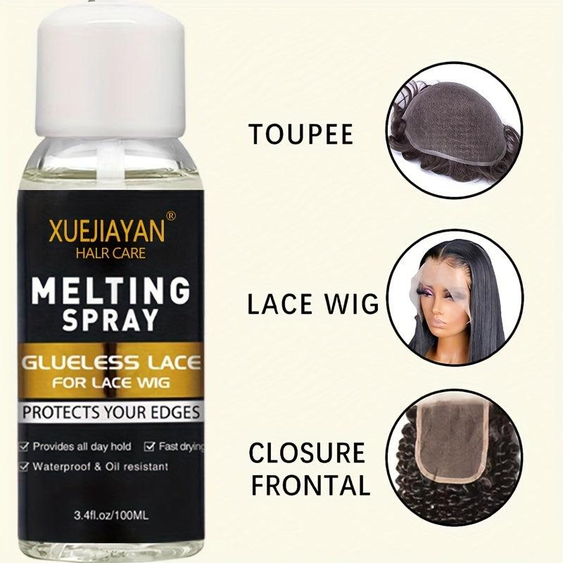Lace Melting And Holding Spray Glue Hair Adhesive For Wigs