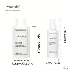 Keratin Repair Shampoo & Leave-In Hair Lotion Set, Holiday Gift