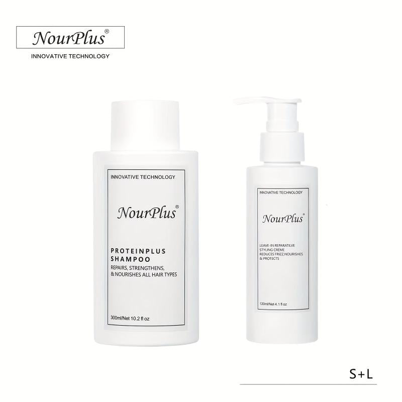 Keratin Repair Shampoo & Leave-In Hair Lotion Set, Holiday Gift