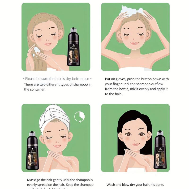 Gentle Hair Shampoo for Bubble Dyeing and Mild Care