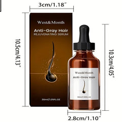 30ml Hair Essential He Shou Wu Essence Moisturizes Hair Dark Hair Care Serum