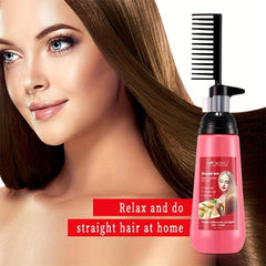 Keratin Corrective Cream Straight Hair Cream with Argan and Keratin