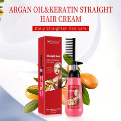 Keratin Corrective Cream Straight Hair Cream with Argan and Keratin