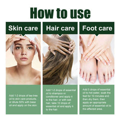 Tea Tree Essential Hair Care Serum 3pcs