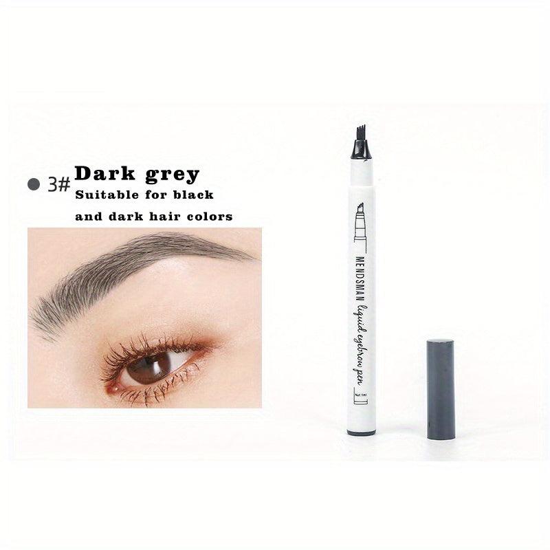 Slender Head Eyebrow Pencil, Easy Application, 4 Colors