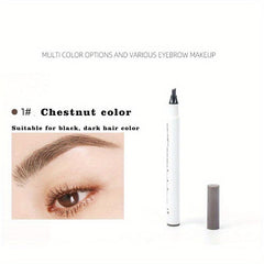 Slender Head Eyebrow Pencil, Easy Application, 4 Colors