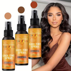 100ml Lace Tint Spray Dark Brown Middle Brown Light Brown for Wigs Closures