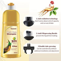 Halloween Hair Dye Shampoo 3-in-1 Plant Formula