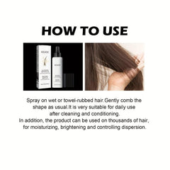 Leave in Hair Spray for Frizz Control and Nutrition