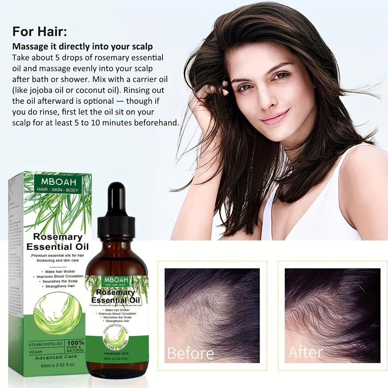 Rosemary Hair Care Enhance Shine Natural Essential for All Hair Types