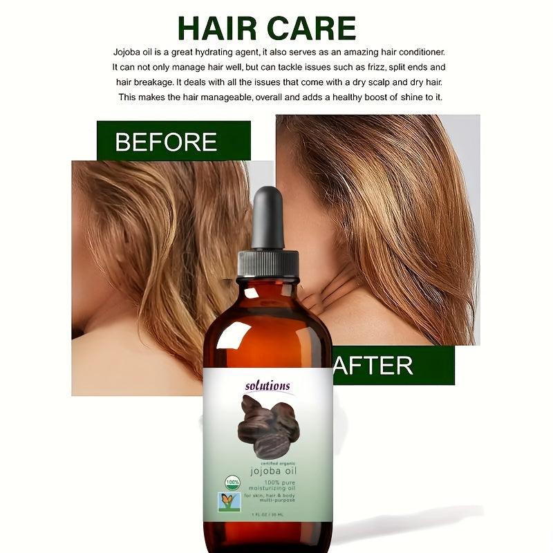 Organic Jojoba Oil for Hair Care - 30ml