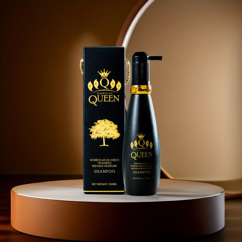500ml Morocco Queen Shampoo Conditioner Anti Frizz Hydrating Care