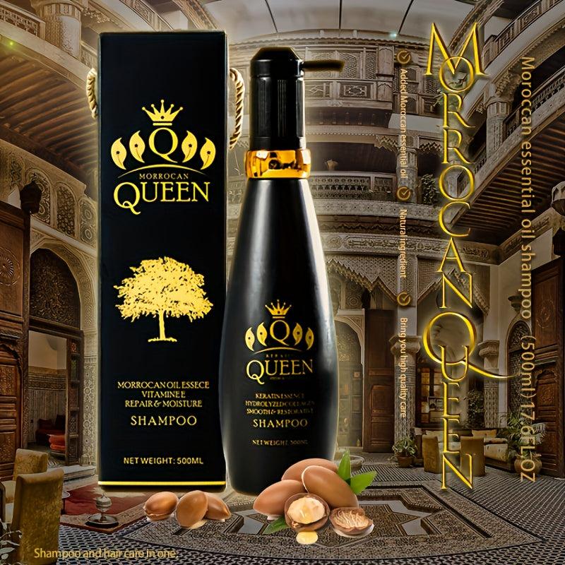 500ml Morocco Queen Shampoo Conditioner Anti Frizz Hydrating Care