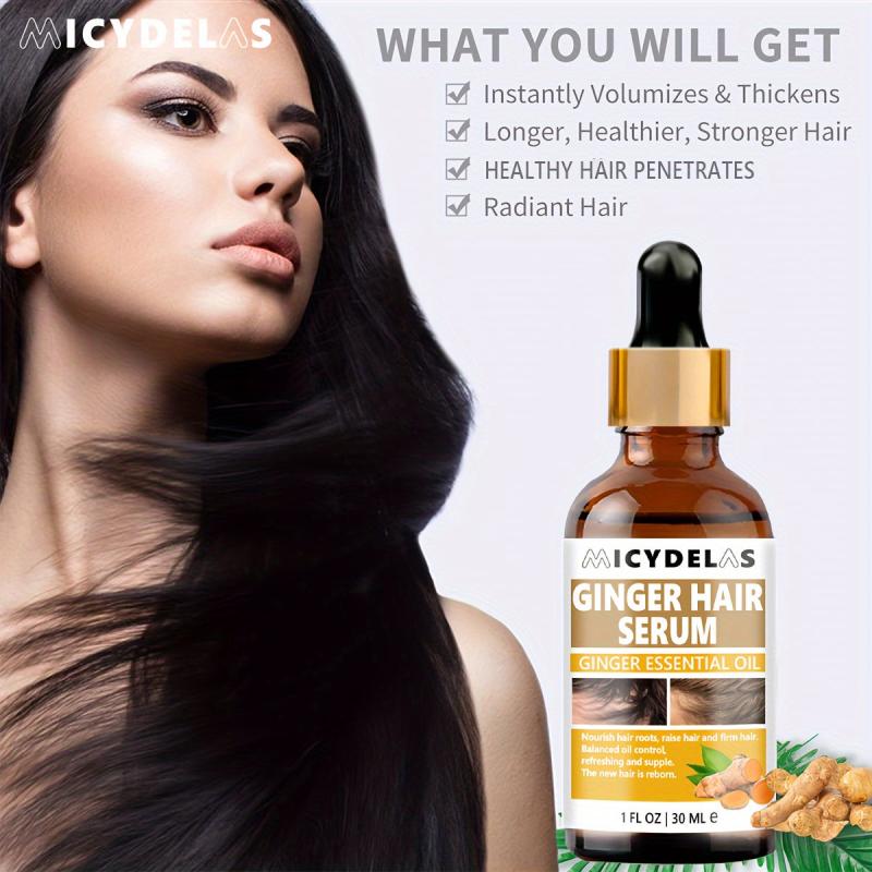 30ml Ginger Hair Serum for Thicker-Looking Hair
