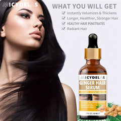 30ml Ginger Hair Serum for Thicker-Looking Hair