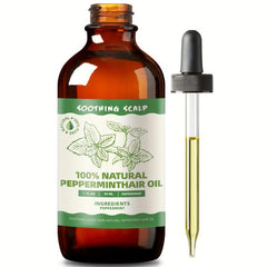 Natural Peppermint Hair Plant Extract for Soothing Scalp & Hair