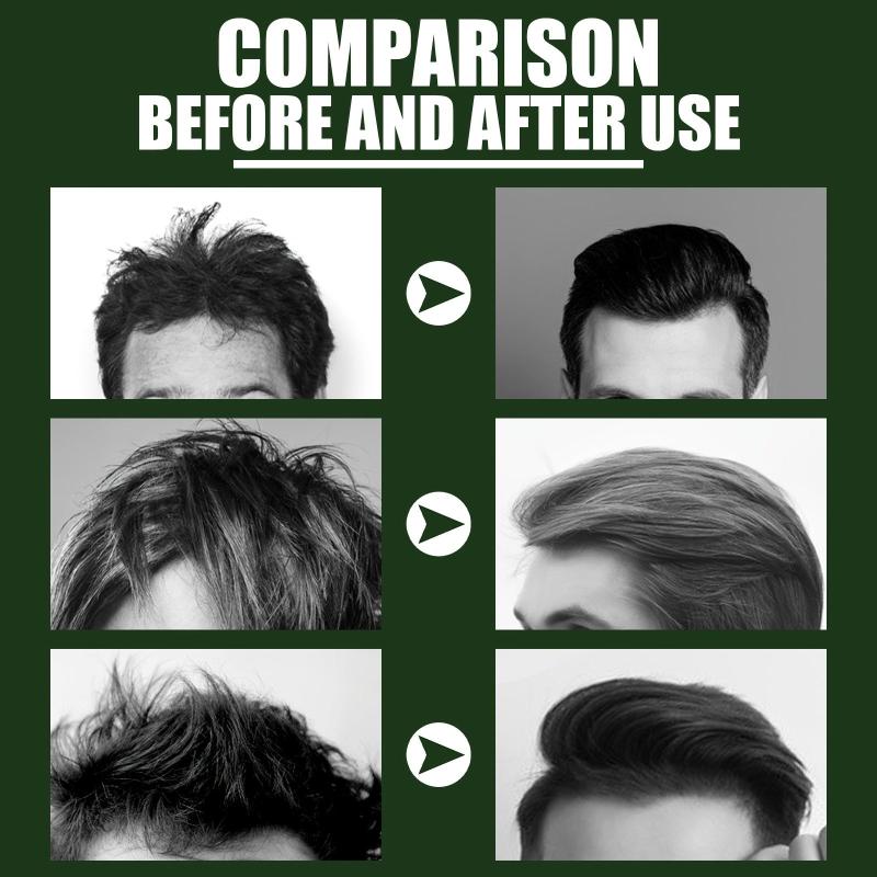 Men's Anti Frizz Hair Styling Cream for Natural Fluffy Hair