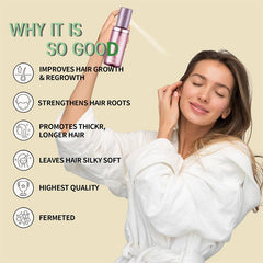 100ml Rice Water Serum Spray Hair Care Essence Spray Healthy Hair