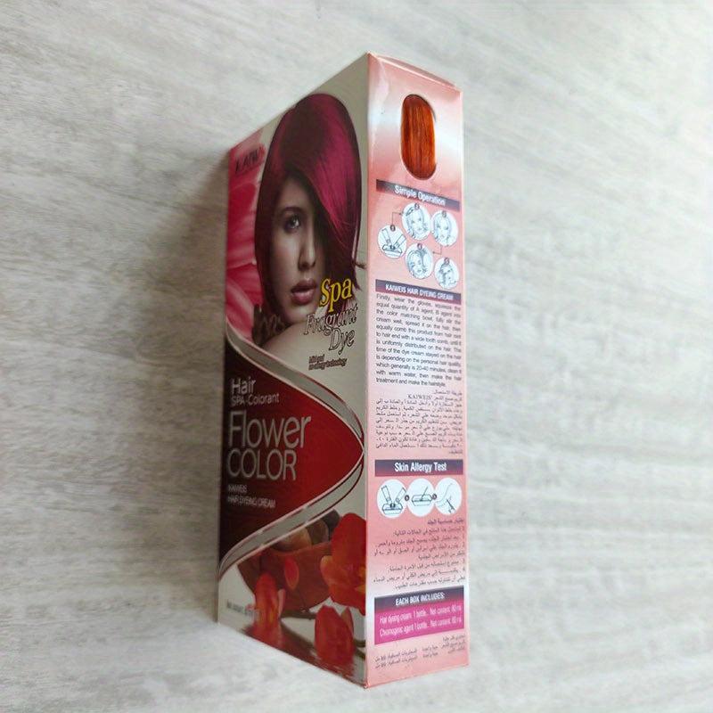 Plant-Based Hair Dye Cream for Halloween DIY Hair Coloring
