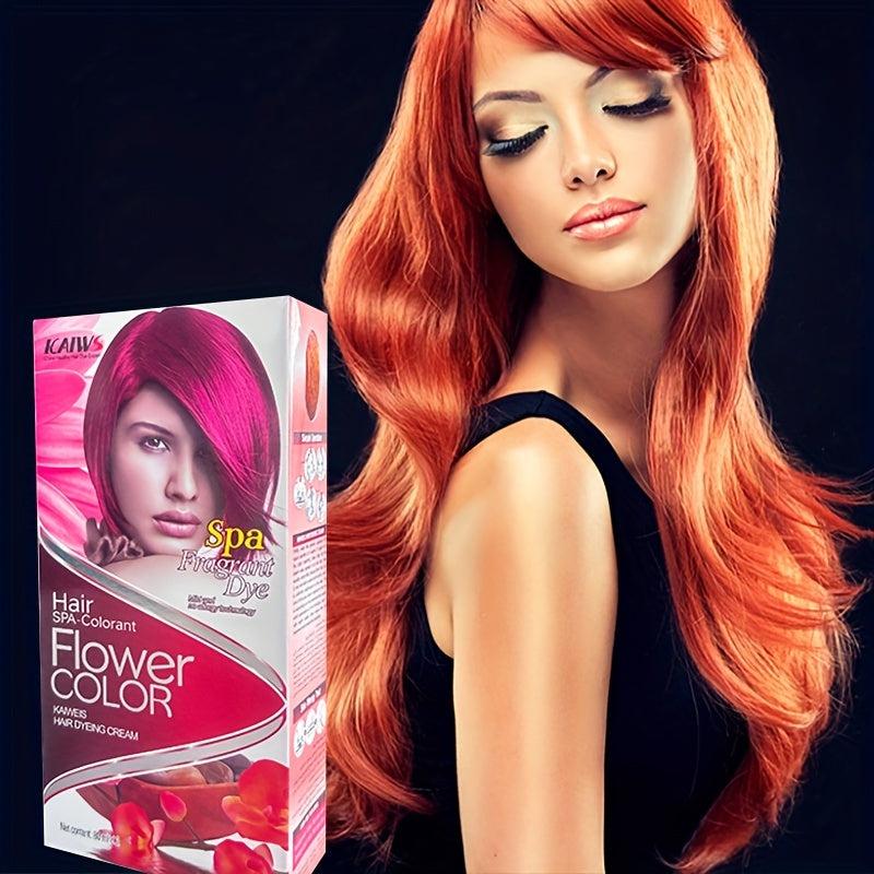 Plant-Based Hair Dye Cream for Halloween DIY Hair Coloring