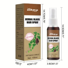Herbal Hair Spray for Hair Coverage and Shine