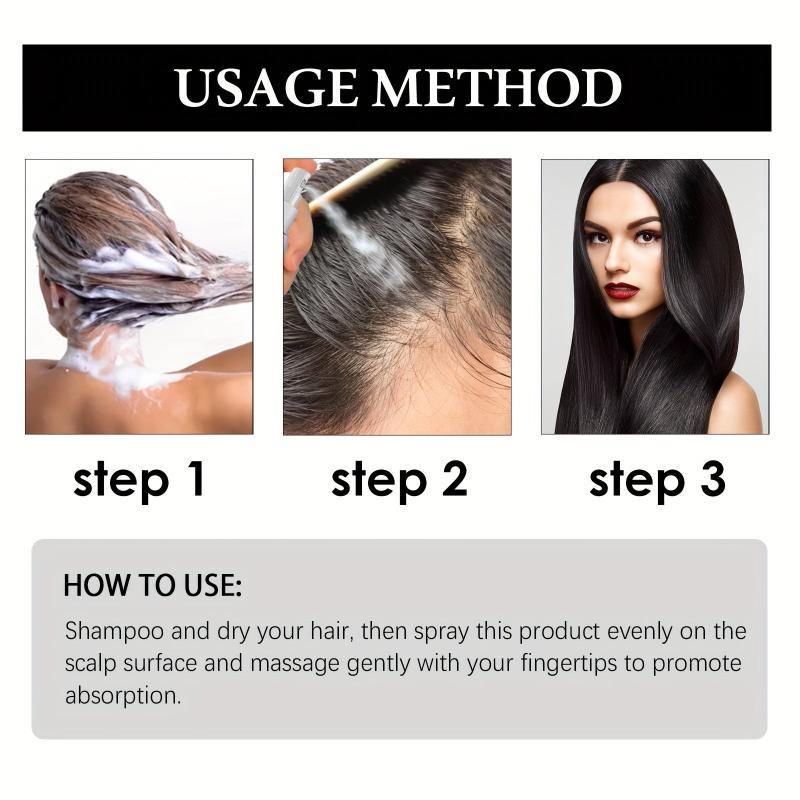 Herbal Hair Spray for Hair Coverage and Shine