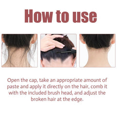 Frizz Control Hair Stick for Flyaways, Natural Finish, Long-lasting Hold