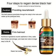 Hair Renewal Serum Natural Ginger Essential Repair Dry Hair