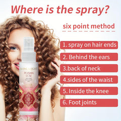 80ml Persian Rose Hair Spray - Rose Fragrance