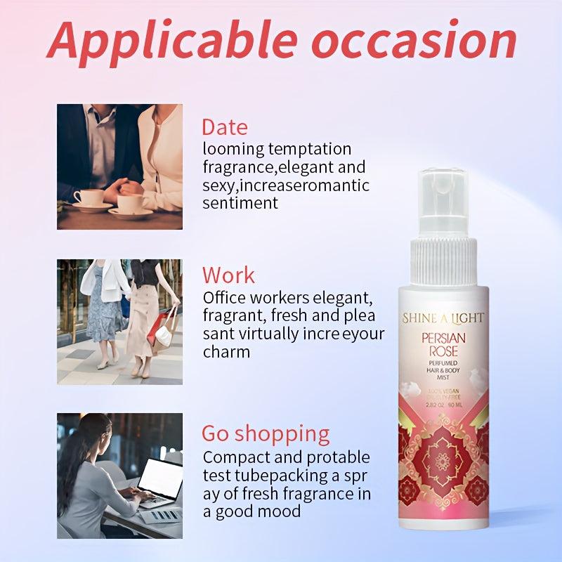 80ml Persian Rose Hair Spray - Rose Fragrance