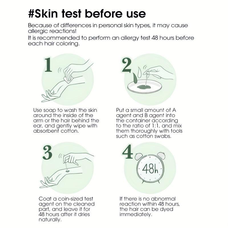 Plant Extract Hair Dye Cream + Comb Applicator