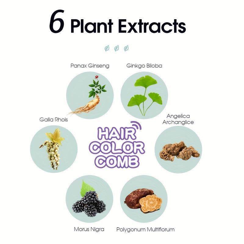 Plant Extract Hair Dye Cream + Comb Applicator