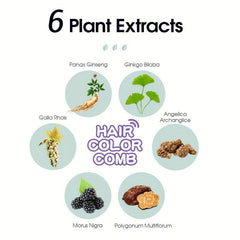 Plant Extract Hair Dye Cream + Comb Applicator
