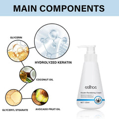 Keratin Cream Conditioner for Scalp & Hair Care - 120ml