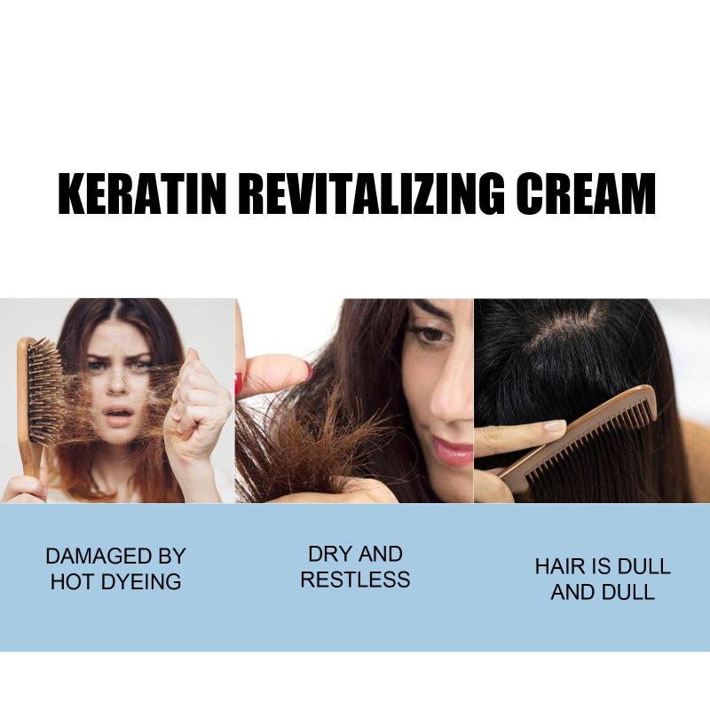 Keratin Cream Conditioner for Scalp & Hair Care - 120ml