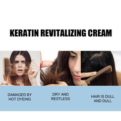 Keratin Cream Conditioner for Scalp & Hair Care - 120ml