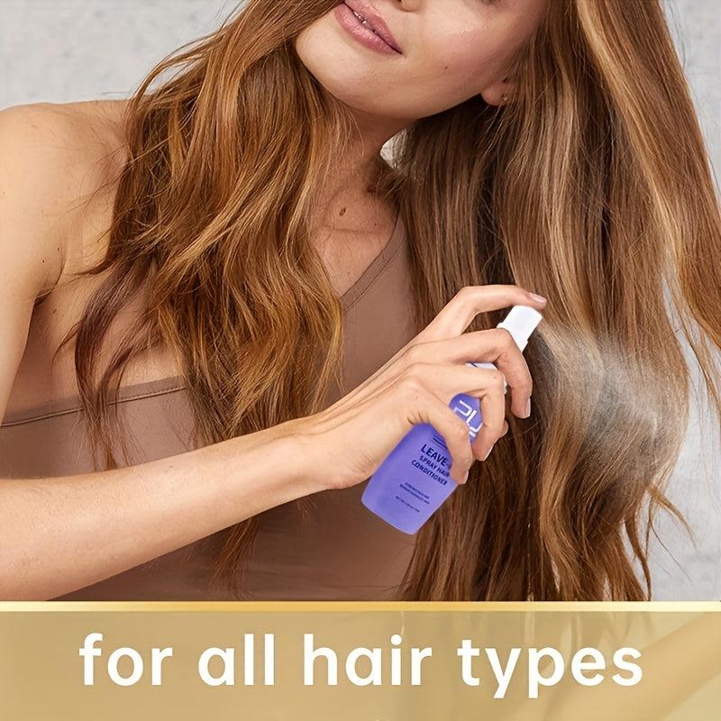 50ml Leave in Frizz Control Hair Spray Strengthen Repair Damaged Hair
