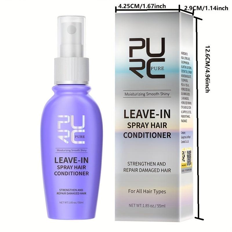 50ml Leave in Frizz Control Hair Spray Strengthen Repair Damaged Hair