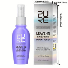 50ml Leave in Frizz Control Hair Spray Strengthen Repair Damaged Hair