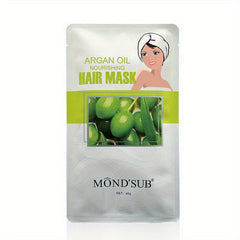 Argan Keratin Collagen Hair Mask Cap Hair Sheet Mask