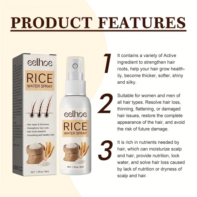 Rice Water Hair Spray - Repair Damaged Dry Hair - Healthy Hair Care